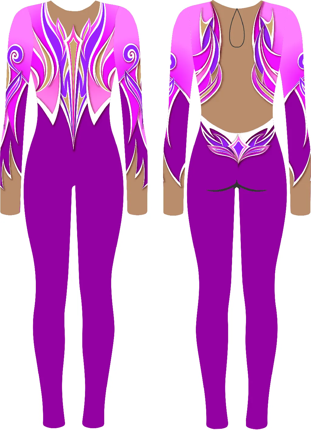 Комбинезоны для гимнастики и танцевSTART2GYM - BODYSUIT GEMSTONE