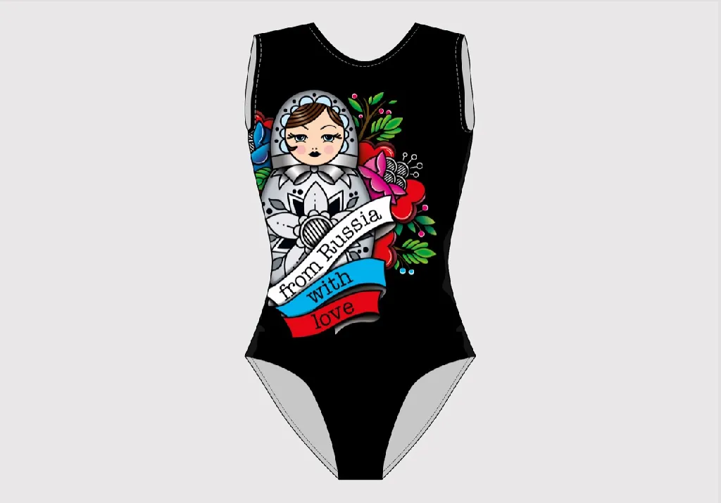 Гимнастический купальник START2GYM -  GYM RUSSIAN DOLL