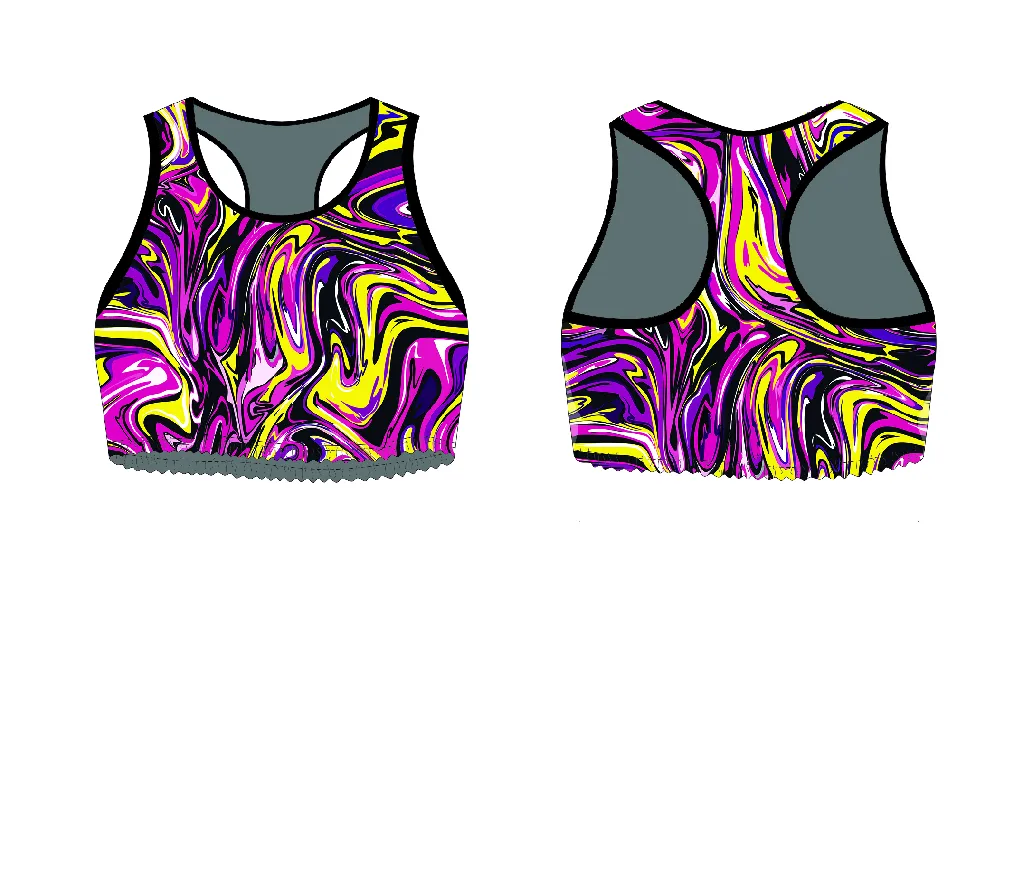Топы CROPTOP PURPLE MIX