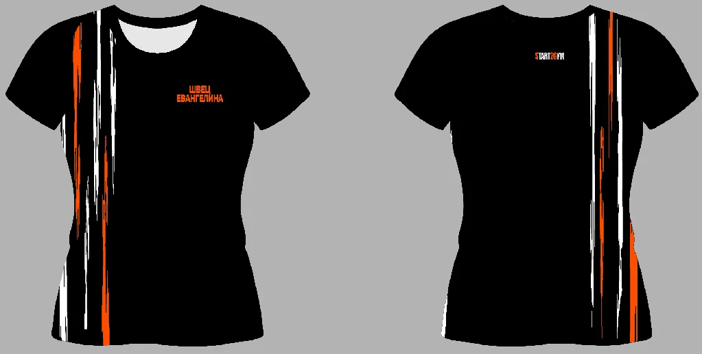 Футболки T-SHIRT ORANGE STRIPES