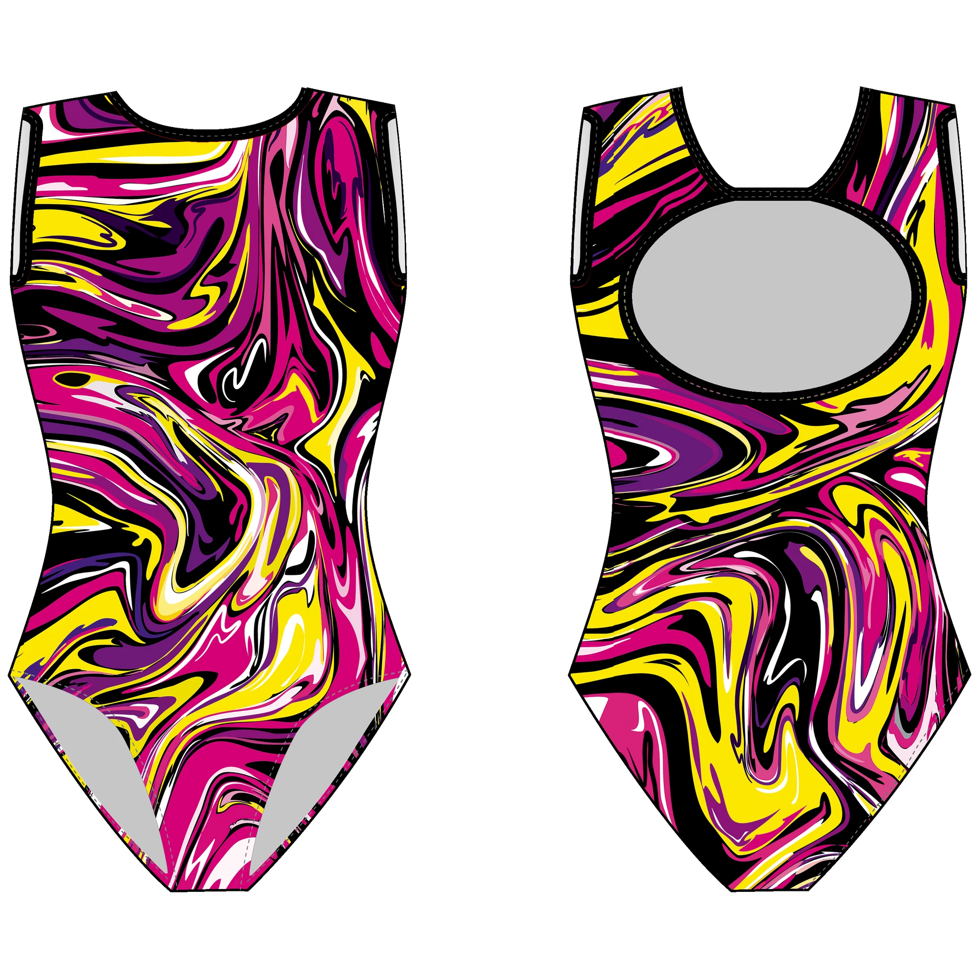 Гимнастический купальник START2GYM - GYM-O PURPLE MIX