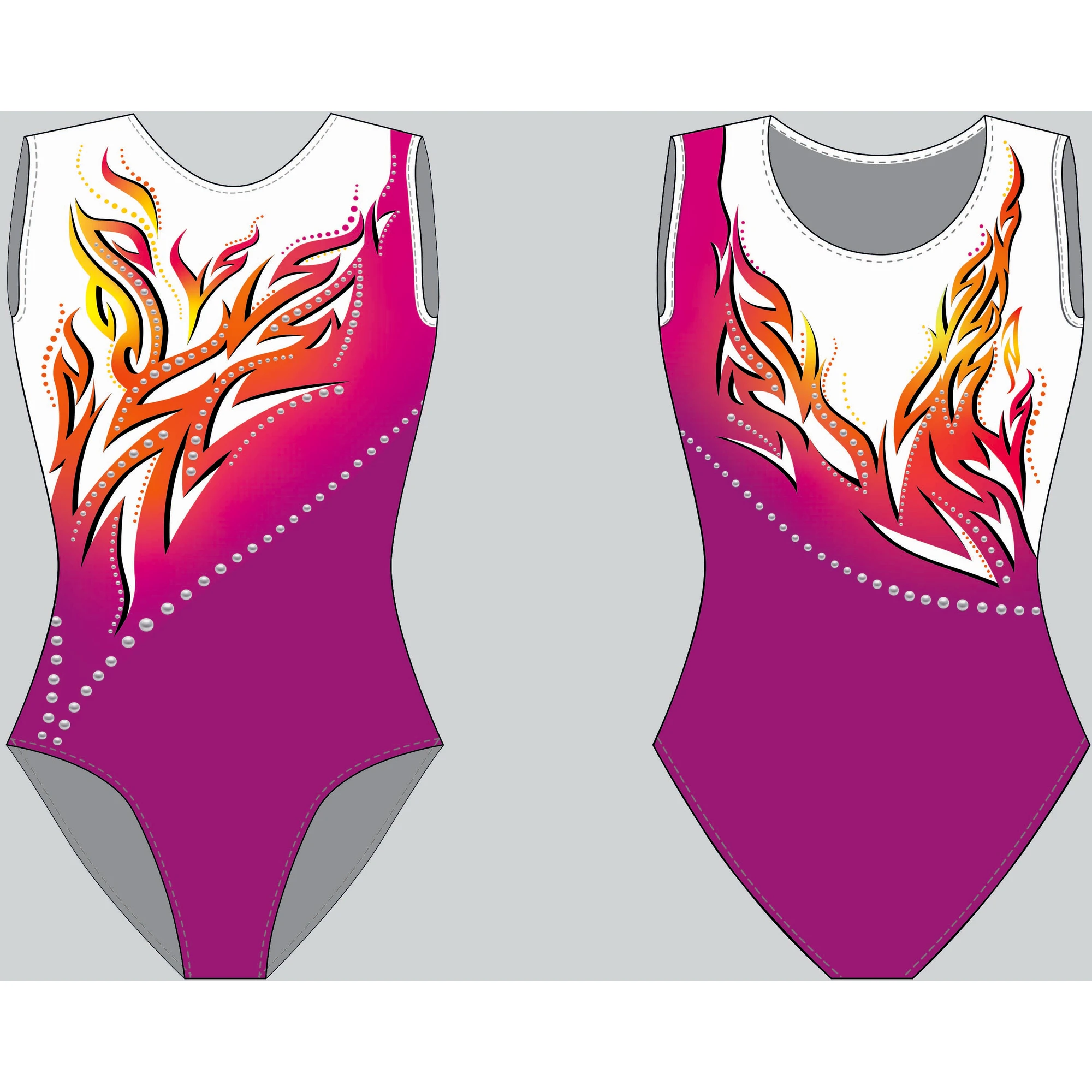 Гимнастический купальник START2GYM - SHARM PINK