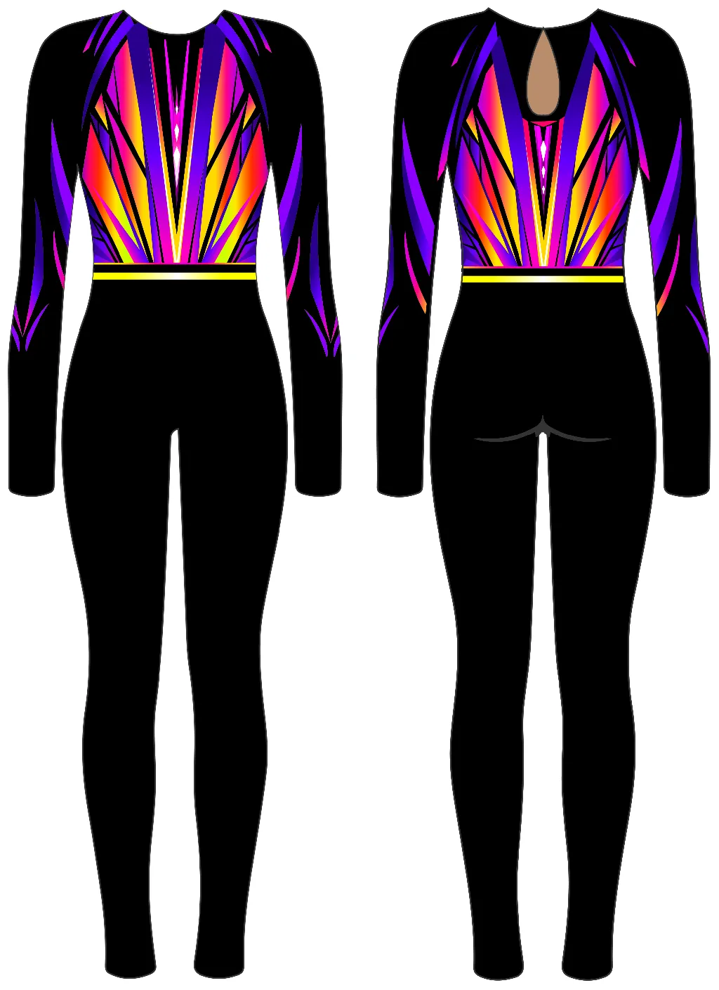 Комбинезоны для гимнастики и танцевSTART2GYM - BODYSUIT GEMSTONE