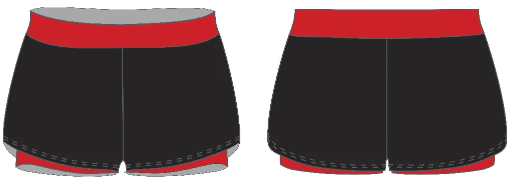 Шорты SHORTS BLACK & RED