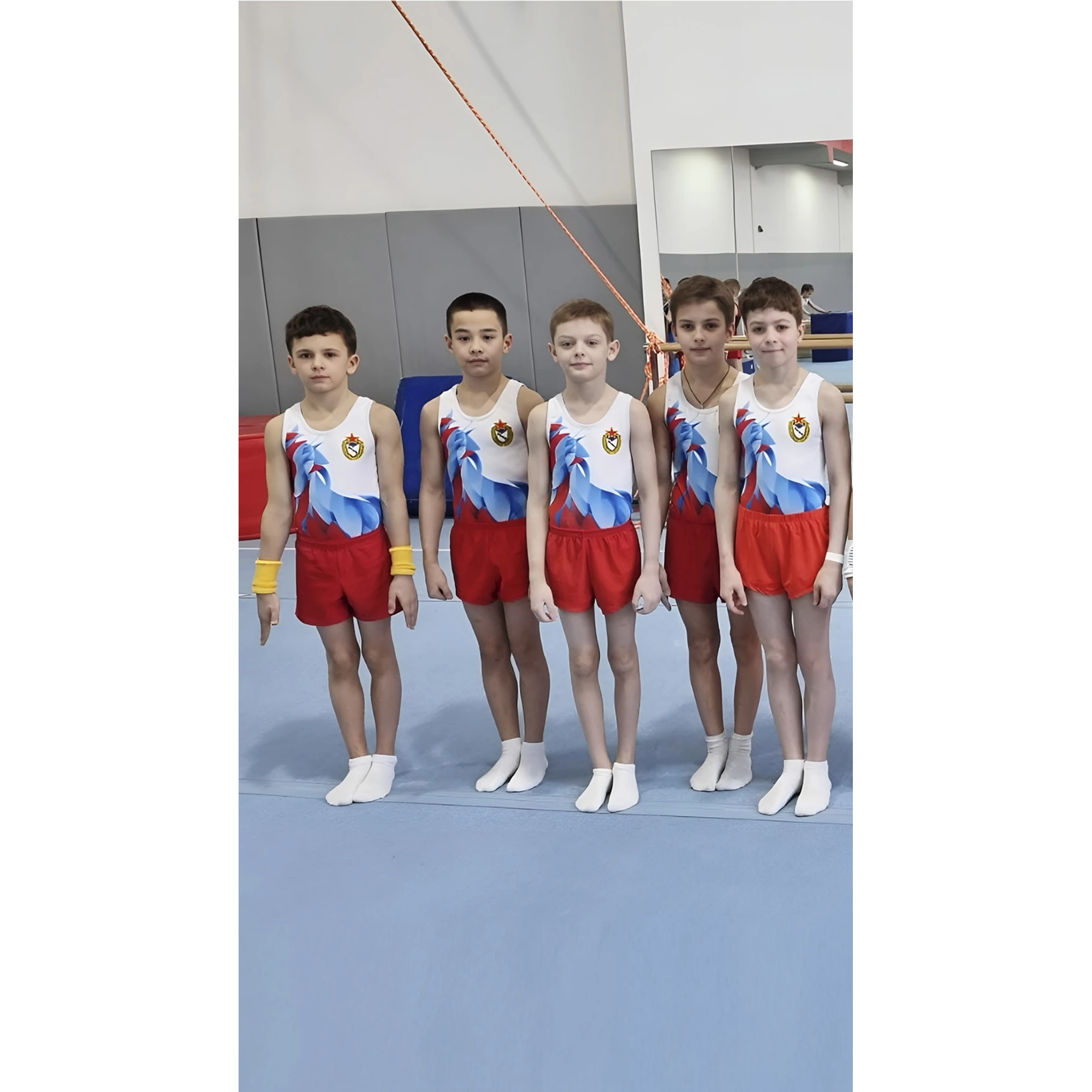 Купальник гимнастический для мальчика START2GYM  ЦСКА - Lookbook_sportivnaya_odezhda_dlya_komand_Купальник гимнастический для мальчика ЦСКА (lookbook фото)