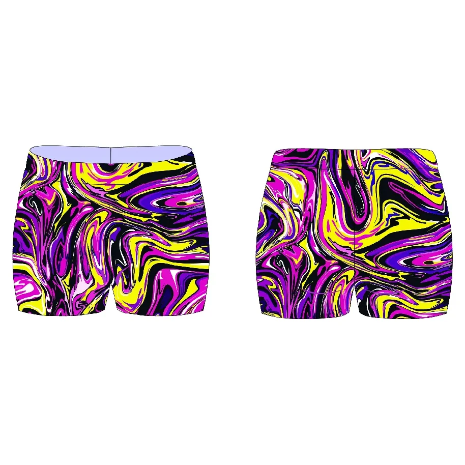 SHORTS PURPLE MIX