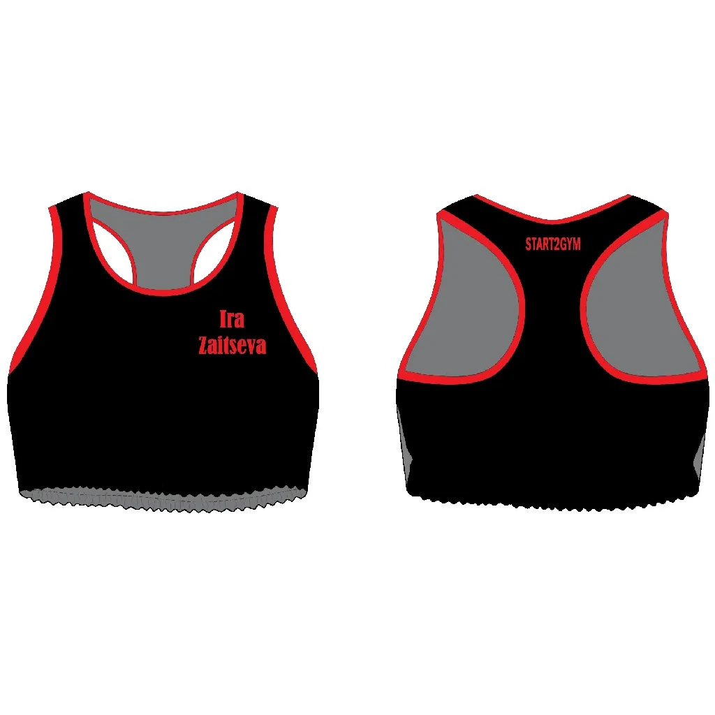 CROPTOP BLACK & RED