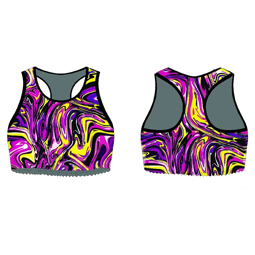 CROPTOP PURPLE MIX