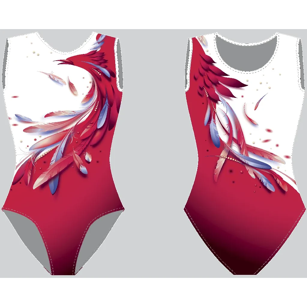 Купальник гимнастический для девочки ФЕНИКС