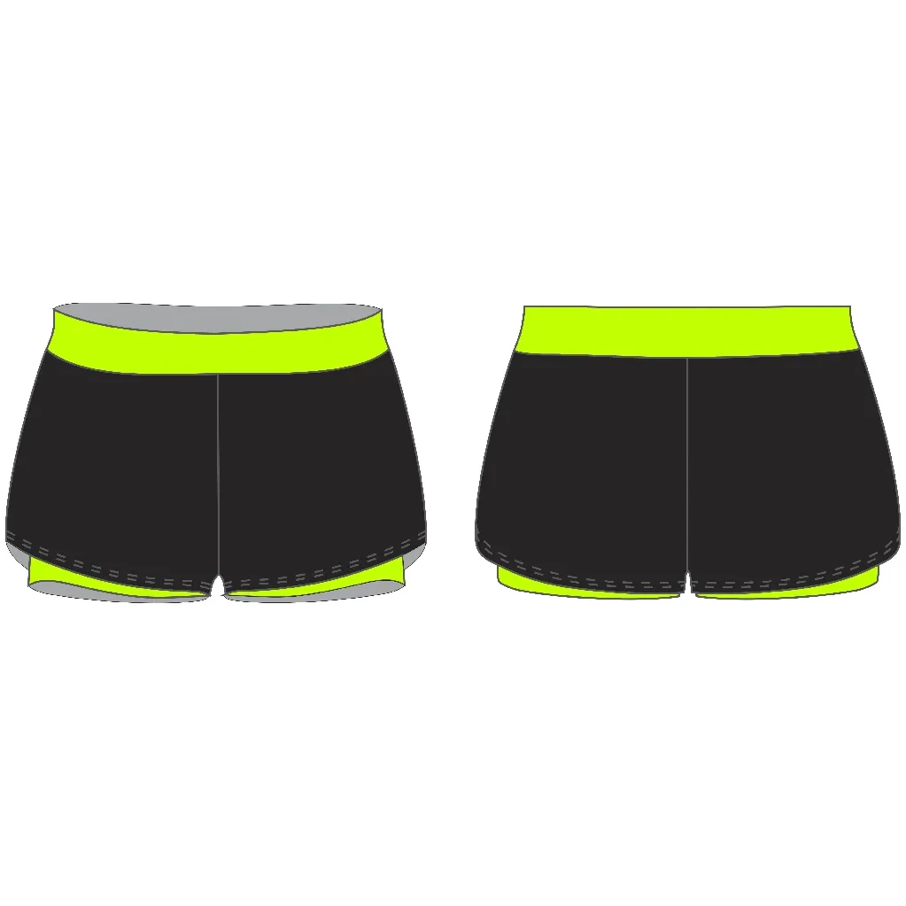 SHORTS BLACK & GREEN