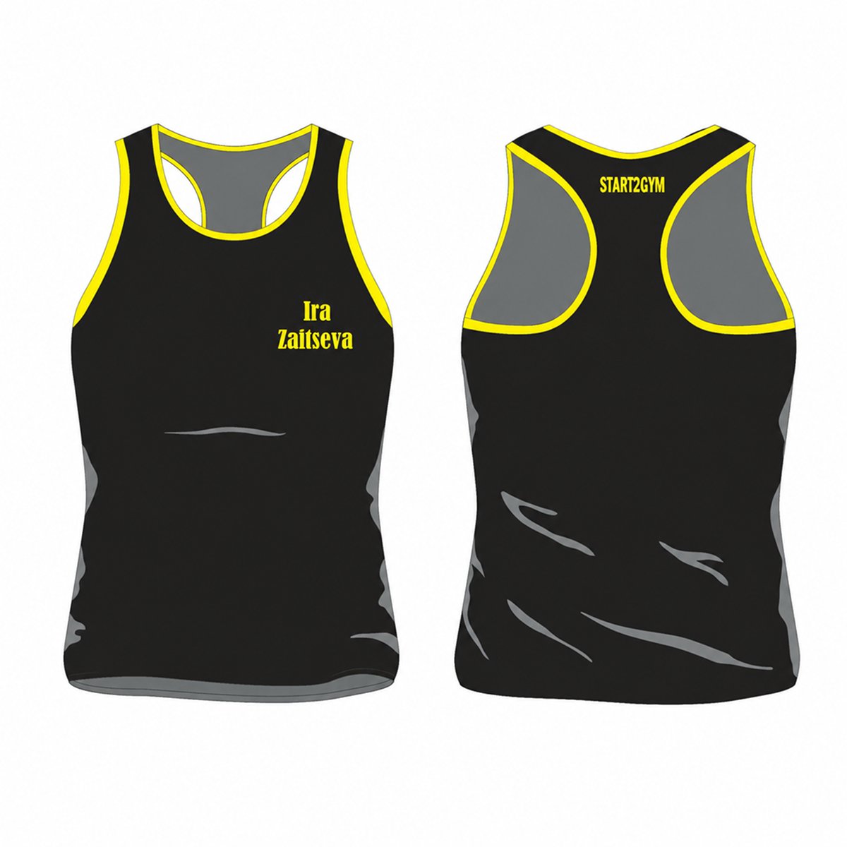 TOP BLACK & YELLOW